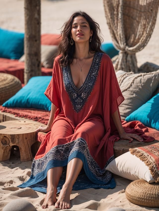 El caftan transforma tu cuerpo